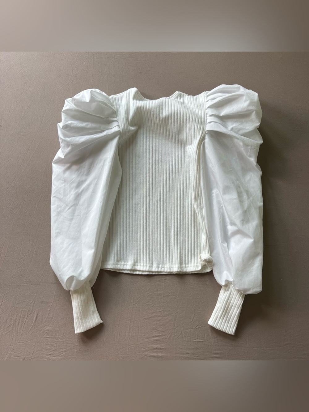 Puff Sleeve Rib Knit Top Bundle - Picture 3 of 7